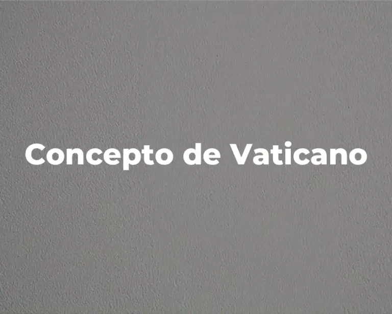 Concepto de Vaticano