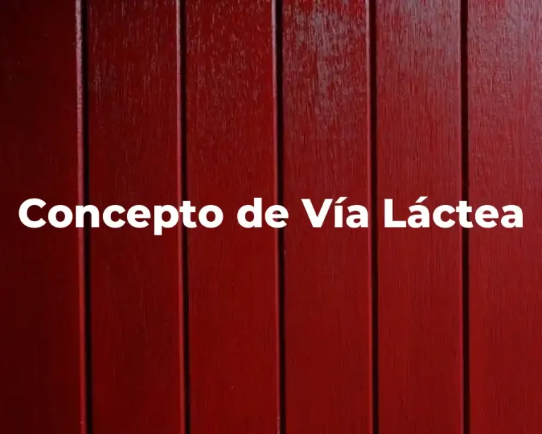 Concepto de Vía Láctea