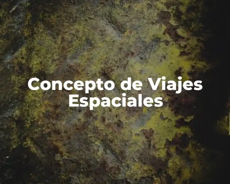 Concepto de Viajes Espaciales