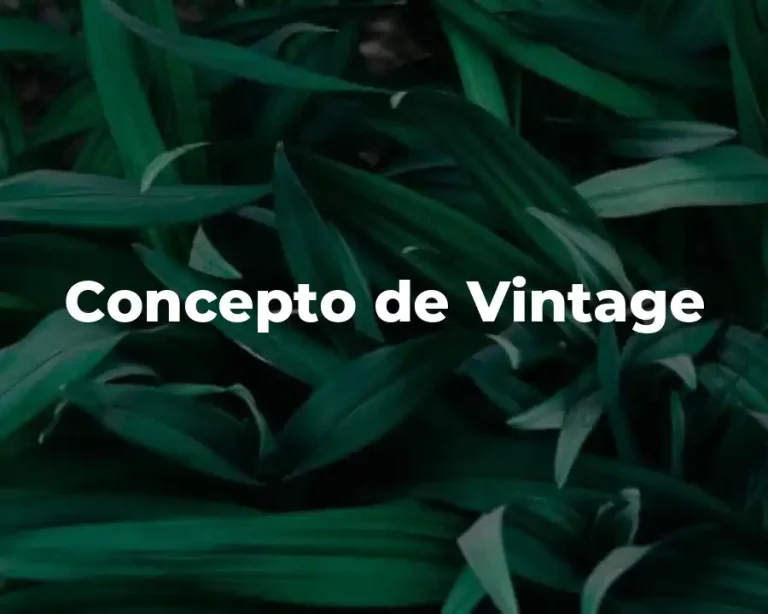 Concepto de Vintage