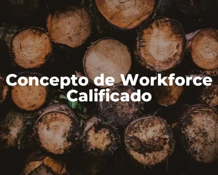 Concepto de Workforce Calificado