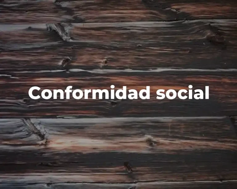 Conformidad social