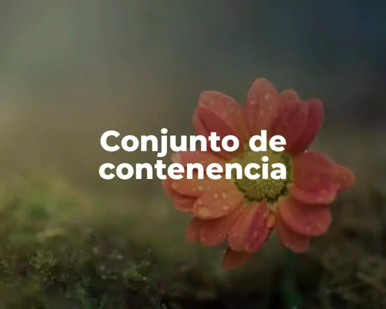 Conjunto de contenencia