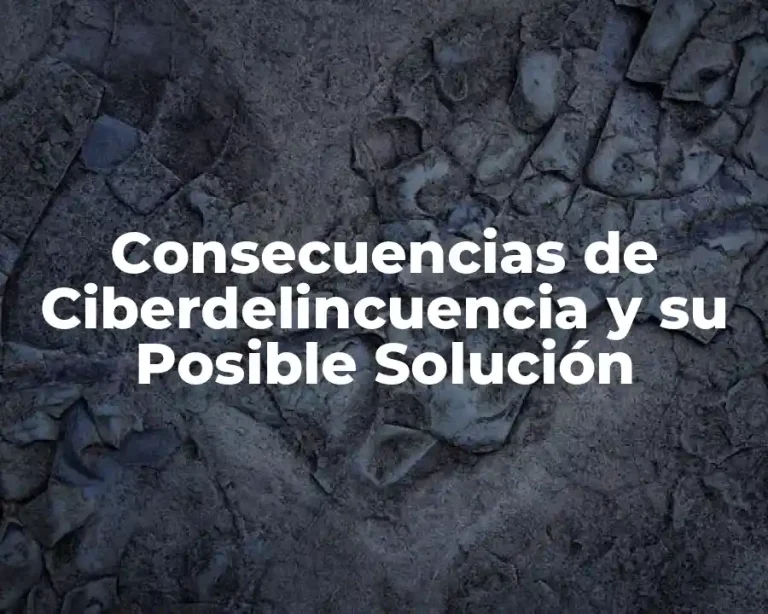 Consecuencias de Ciberdelincuencia y su Posible Solución