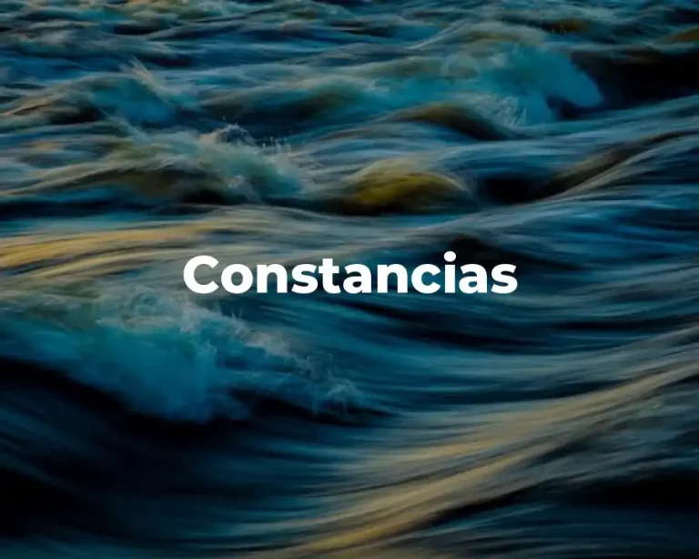 Constancias