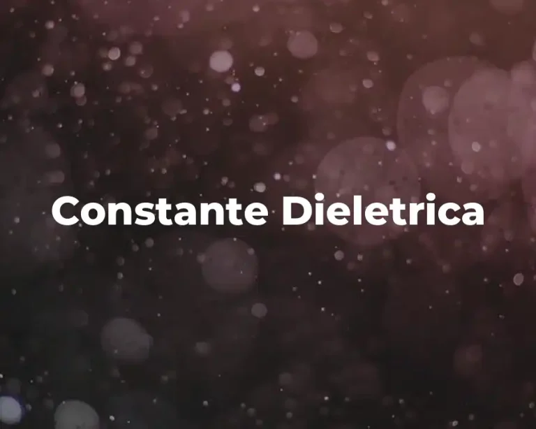 Constante Dieletrica