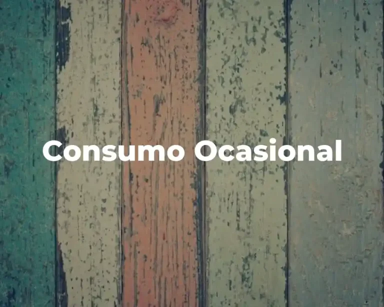 Consumo Ocasional