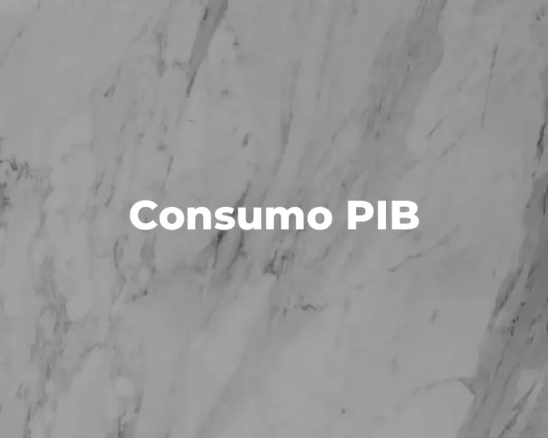 Consumo PIB