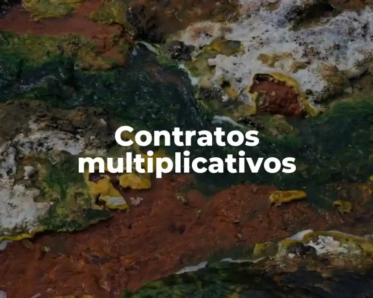 Contratos multiplicativos