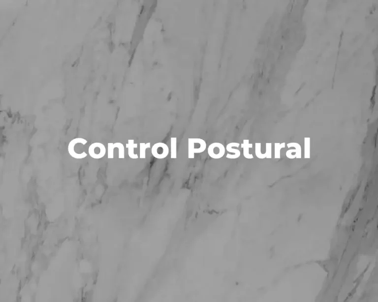 Control Postural