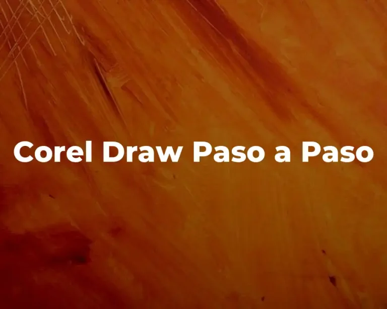 Corel Draw Paso a Paso