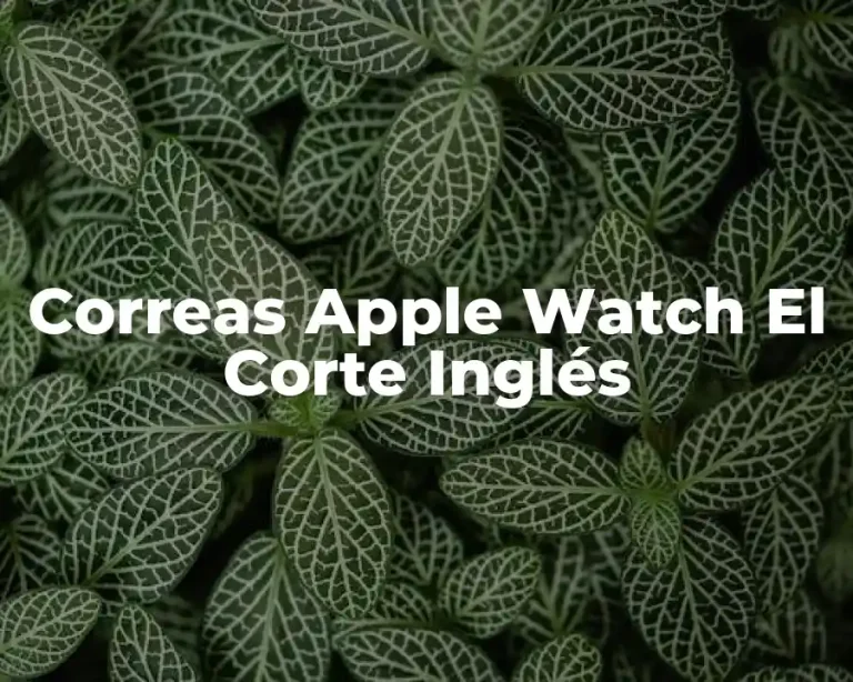 Correas Apple Watch El Corte Inglés