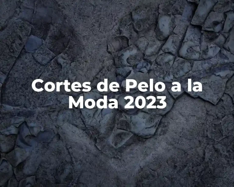Cortes de Pelo a la Moda 2023