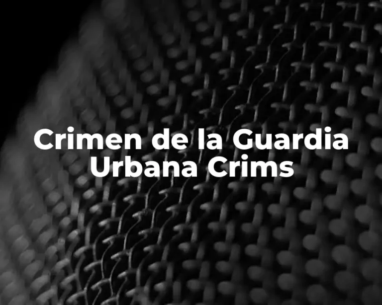 Crimen de la Guardia Urbana Crims