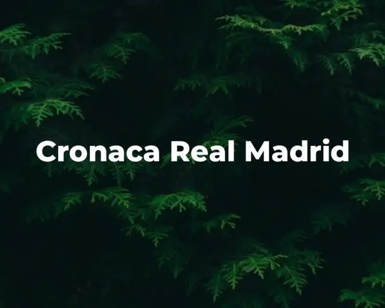 Cronaca Real Madrid
