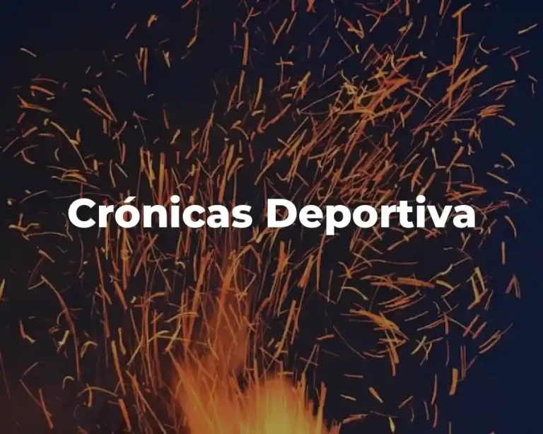 Crónicas Deportiva
