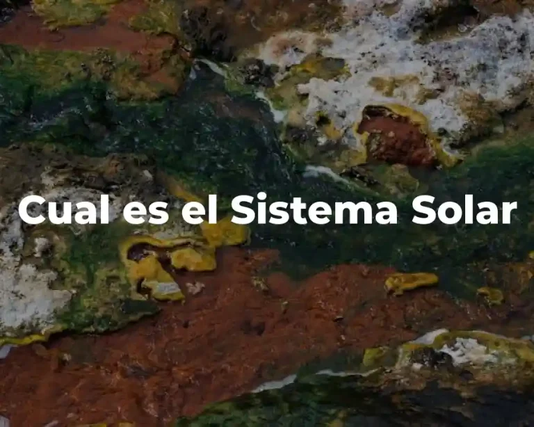Cual es el Sistema Solar