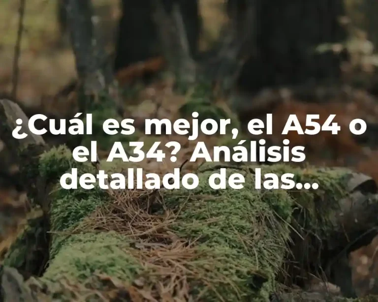 ¿Cuál es mejor, el A54 o el A34? Análisis detallado de las diferencias