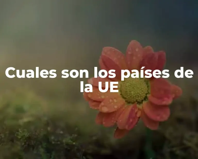 Cuales son los países de la UE