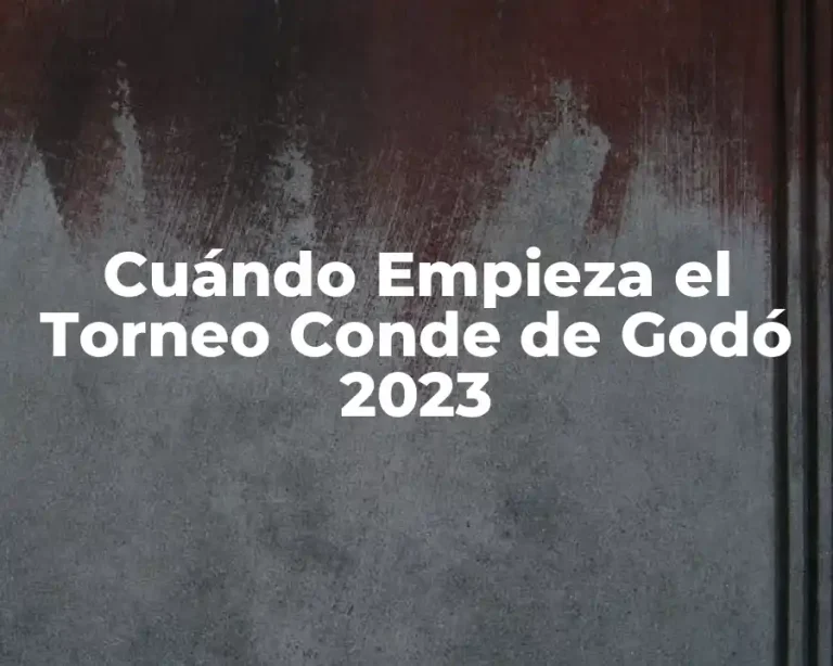 Cuándo Empieza el Torneo Conde de Godó 2023