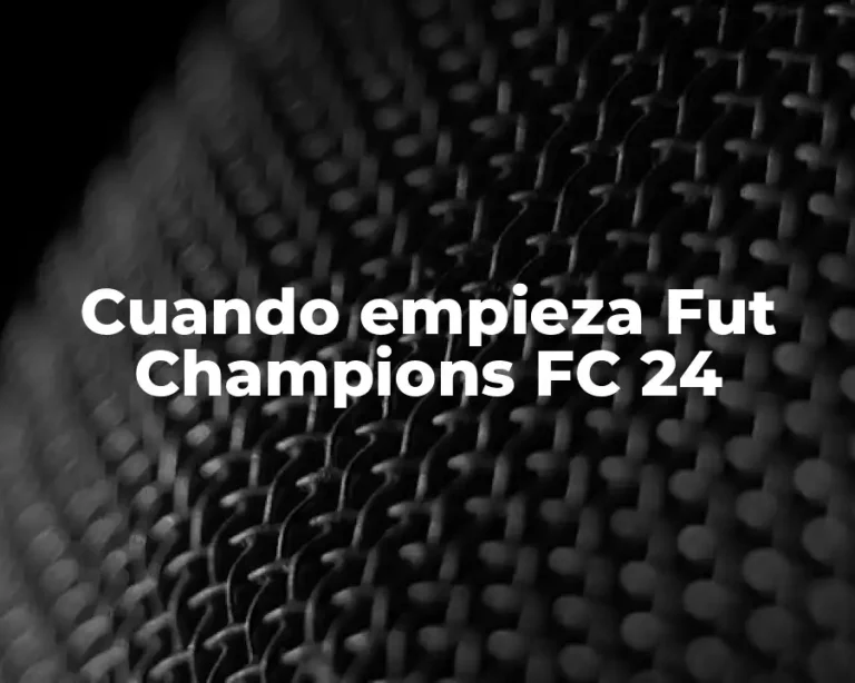 Cuando empieza Fut Champions FC 24