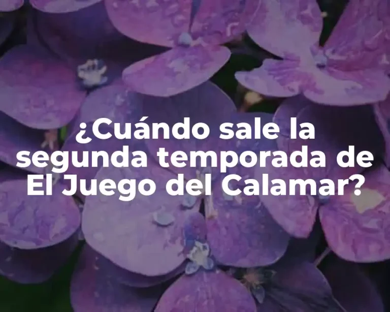 ¿Cuándo sale la segunda temporada de El Juego del Calamar?