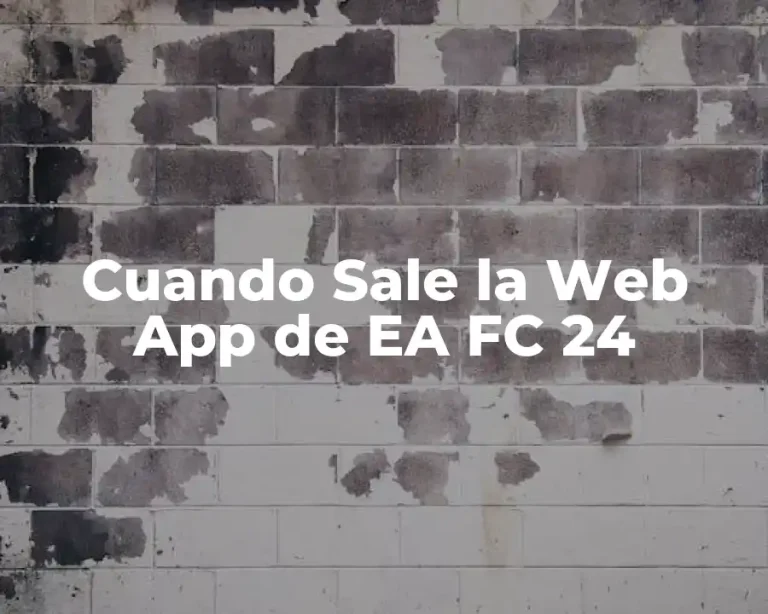 Cuando Sale la Web App de EA FC 24