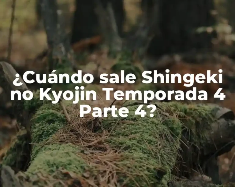¿Cuándo sale Shingeki no Kyojin Temporada 4 Parte 4?
