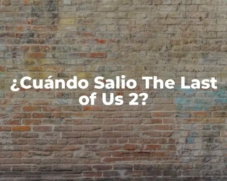 ¿Cuándo Salio The Last of Us 2?