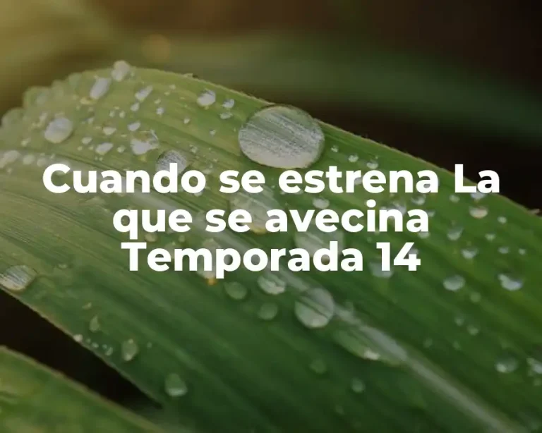 Cuando se estrena La que se avecina Temporada 14