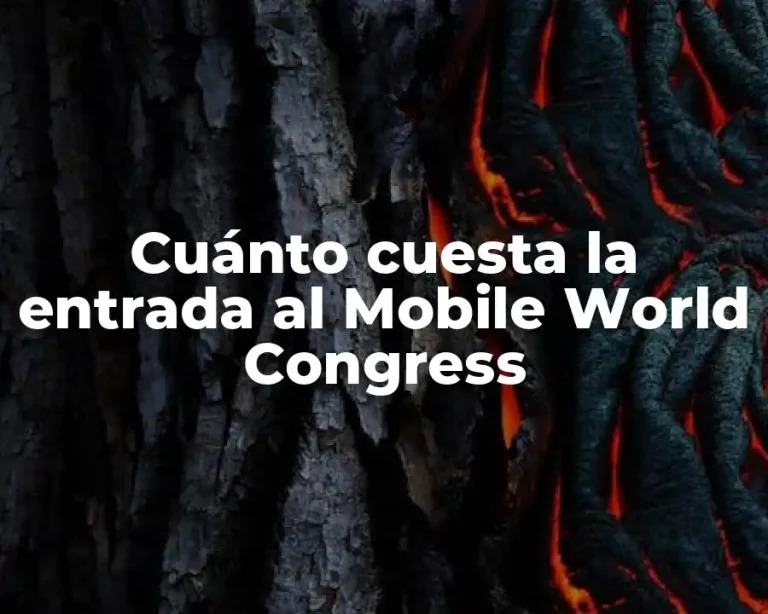 Cuánto cuesta la entrada al Mobile World Congress