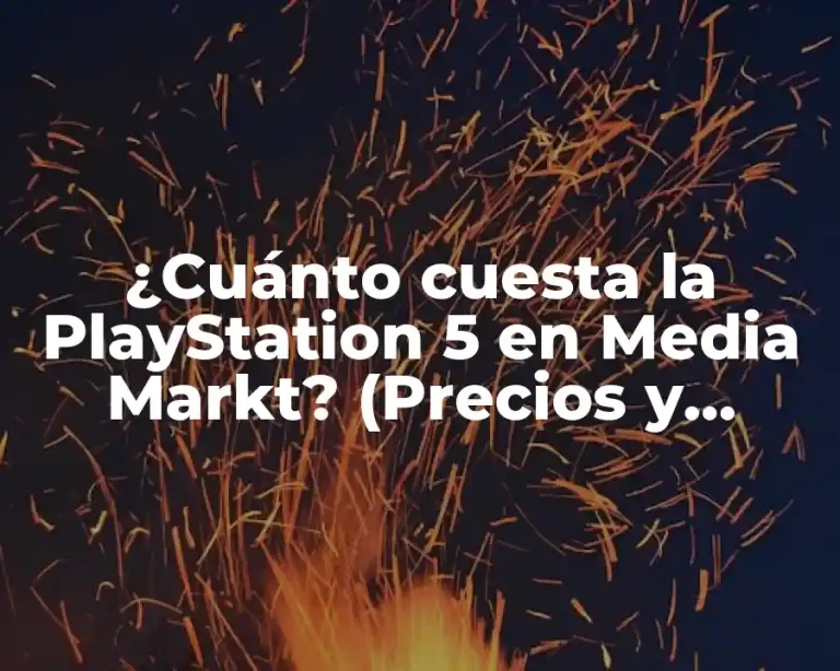¿Cuánto cuesta la PlayStation 5 en Media Markt? (Precios y ofertas)