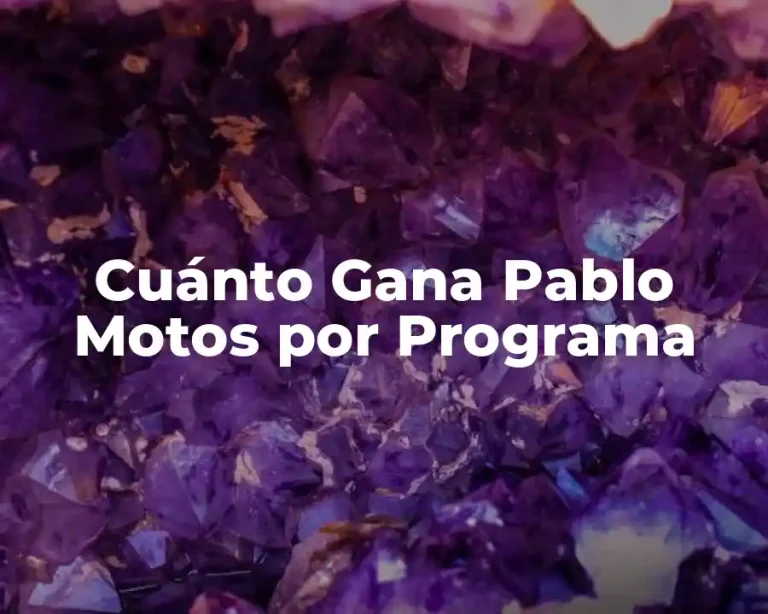 Cuánto Gana Pablo Motos por Programa