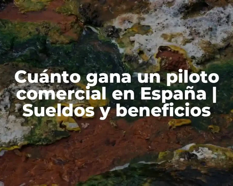 Cuánto gana un piloto comercial en España | Sueldos y beneficios