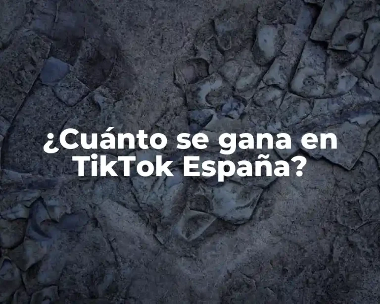 ¿Cuánto se gana en TikTok España?