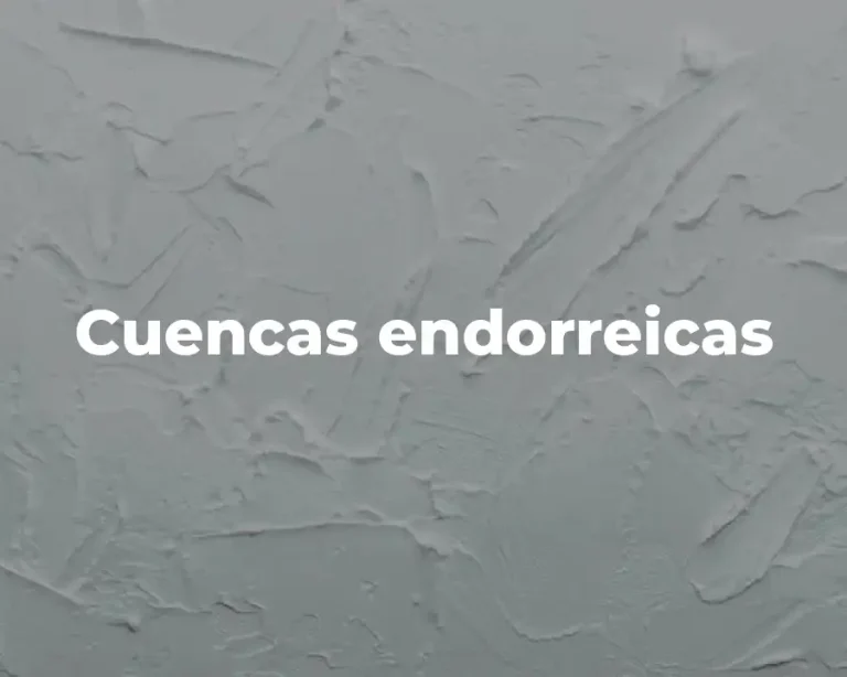 Cuencas endorreicas
