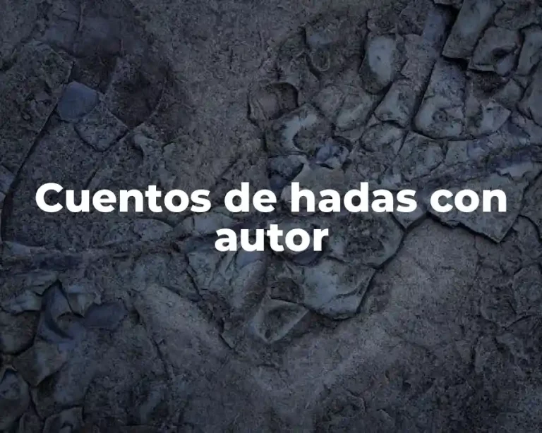 Cuentos de hadas con autor