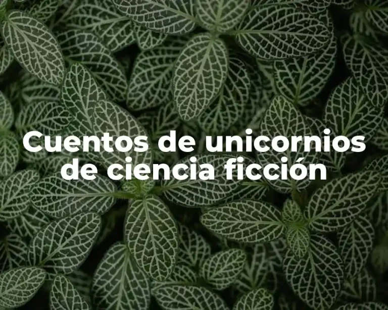 Cuentos de unicornios de ciencia ficción