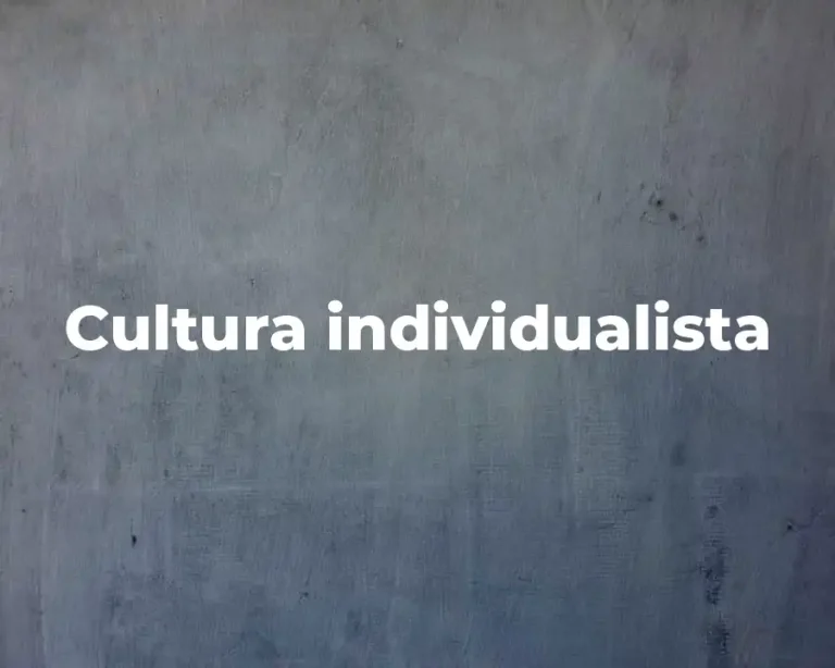 Cultura individualista