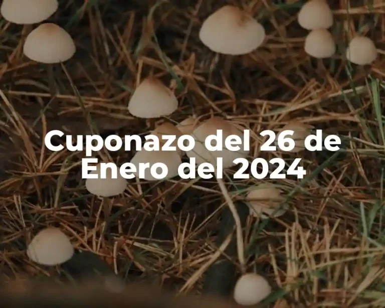 Cuponazo del 26 de Enero del 2024