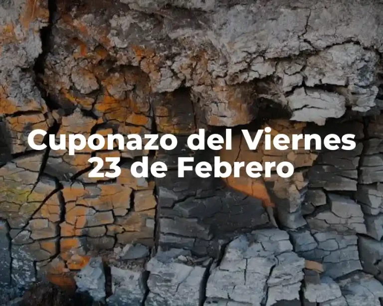 Cuponazo del Viernes 23 de Febrero