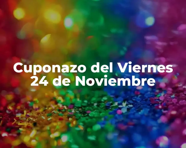 Cuponazo del Viernes 24 de Noviembre