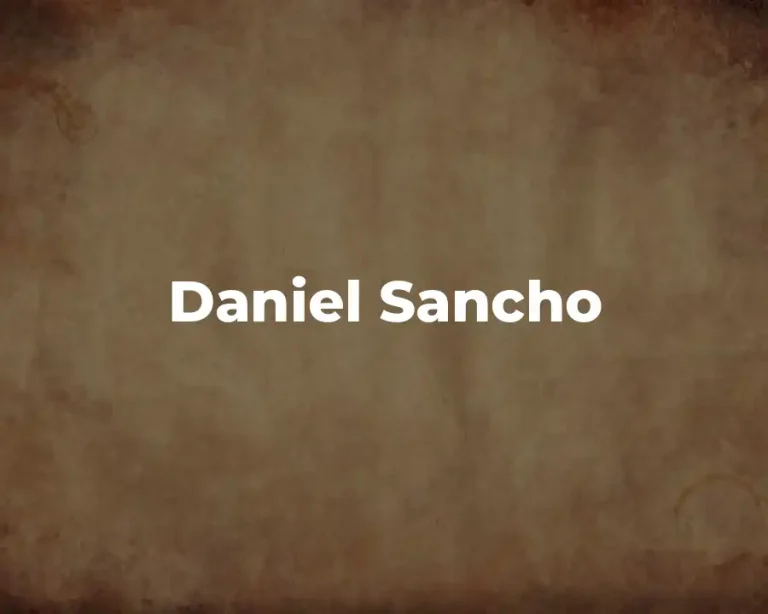 Daniel Sancho