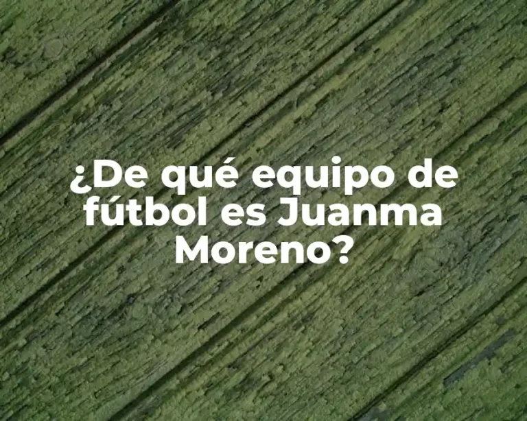 ¿De qué equipo de fútbol es Juanma Moreno?