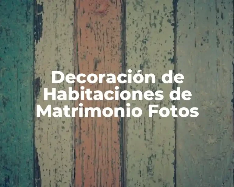 Decoración de Habitaciones de Matrimonio Fotos