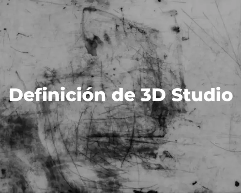 Definición de 3D Studio