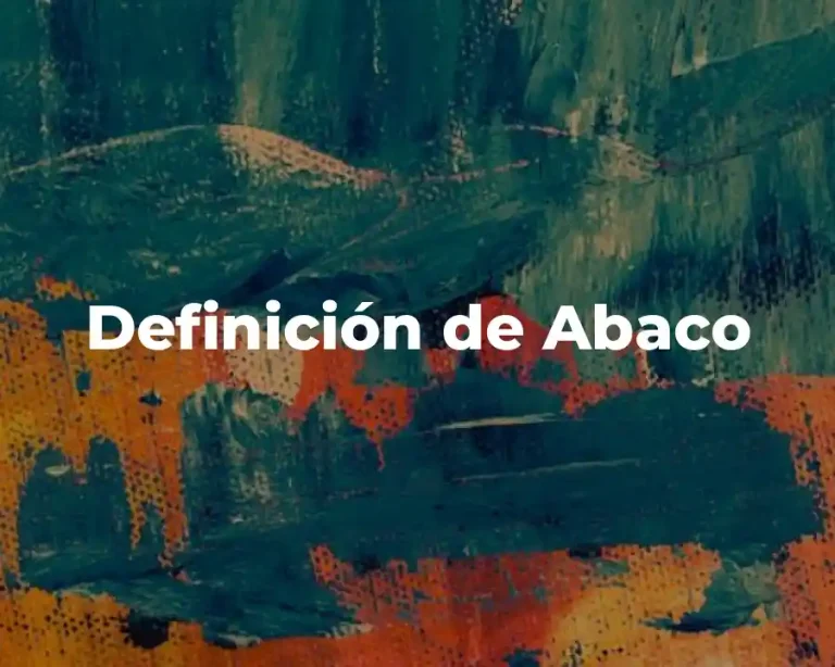 Definición de Abaco