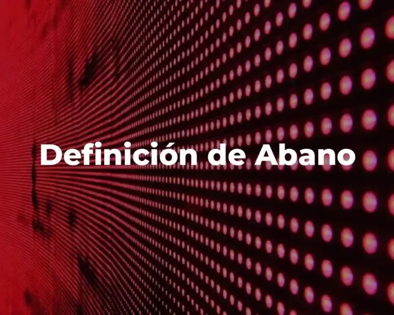 Definición de Abano