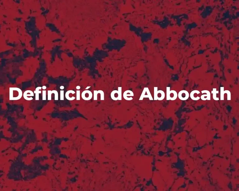 Definición de Abbocath