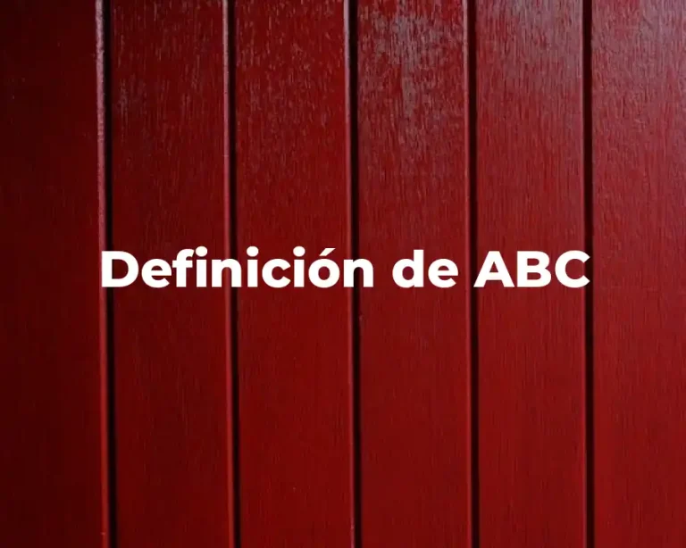 Definición de ABC